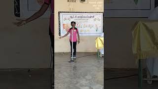 Tamil speech  Jhansi Rani  school independancedayspeech [upl. by Eylrac]