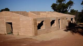 Rammed Earth Finished on the House build [upl. by Enuahs]