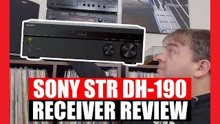 Sony STR DH190 Receiver Review [upl. by Ssilem]