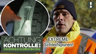 Spitze des TUNINGEISBERGS ❄️ Extreme Schleifspuren an tiefergelegtem PKW  Achtung Kontrolle [upl. by Sternick]