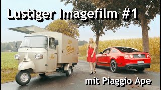 Einmal volltanken bitte PIAGGIO  Lustiger Imagefilm über mobile Tankanlagen mit Piaggio Ape [upl. by Masha]