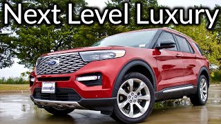 This 2020 Ford Explorer Platinum is INSANE for a NonLuxury Brand [upl. by Odnumyar]