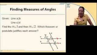 Geometry Lesson 5  Properties of Parallel Lines Part 2 of 2 [upl. by Laurella552]