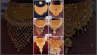 Trendy Gold Necklace Designs Latest Gold Necklace Designs Gold Neckalce necklace viral vlog 84 [upl. by Macomber]