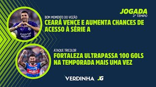 CEARÁ VENCE E AUMENTA CHANCES DE ACESSO  FORTALEZA ULTRAPASSA 100 GOLS NA TEMPORADA MAIS UMA VEZ [upl. by Alyaj365]