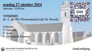 27102024 1800u ds L de Wit wijk De Noord [upl. by Eniamrahc679]