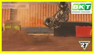 Monster Jam Johannesburg South Africa 2023 Megalodon Backflip [upl. by Gorski294]