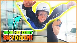 LUCiLLA MAG VOOR HET EERST SKYDiVEN 😱  Bellinga Vlog 3077 [upl. by Aiki]