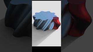 Eccentrically Cycloid Gear Profile Siemens NX CAD shorts mechanical [upl. by Ahcorb]