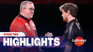 SURVIVING A SCARE  Day Two Stage Two Afternoon Highlights  2024 Ladbrokes UK Open [upl. by Sofia]