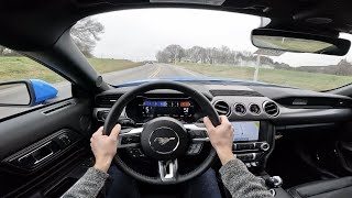 2022 Ford Mustang Coupe EcoBoost High Performance Package  POV Walkaround and Test Drive [upl. by Delia]