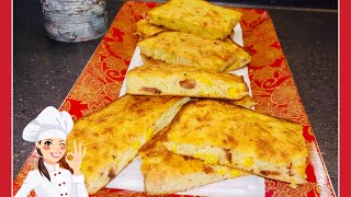 FAINA DE CHOCLO Y PANCETA FACIL🌽🥓🧀 EASY CORN AND BACON FAINA 🌽🥓🧀 [upl. by Witty]