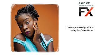 Photoshop tutorial create beautiful photo edges using the Cutout filter [upl. by Arinayed65]