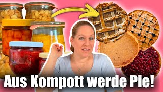 Kompott und Marmelade werden zum köstlichsten Pie [upl. by Etteluap]