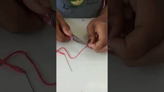 Simple thread knot [upl. by Leynad]