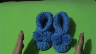 Pantuflas para niños en Crochet [upl. by Hewett]