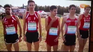 Presentación de atletas en el Cross de Itálica 2016  Élite hombres [upl. by Giraldo]