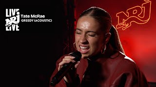 Tate McRae  Greedy Acoustic Session NRJ [upl. by Roscoe589]