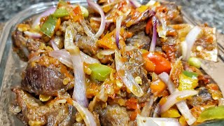 Asun Recipe  How To Make Peppered Goat Meat [upl. by Drisko]