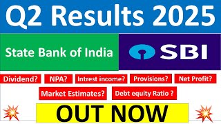 SBI Q2 results 2025  State Bank of India results today  SBI Share News  SBI Share latest news [upl. by Nerw]