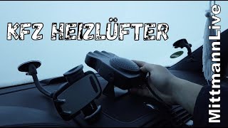 KFZ Heizlüfter für die Windschutzscheibe zum ENTEISEN  KFZ GADGETS MIT MittmannLive [upl. by Dixil]