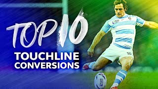 Rugbys best touchline conversions  Top 10 from RWC Sevens amp More 🎯 [upl. by Yentruok202]