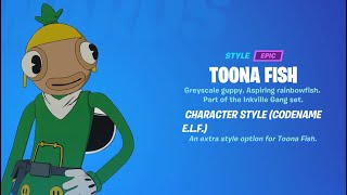 Fortnite  How To Unlock Toona Fish Code Name Elf Style [upl. by Jewett]