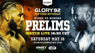 GLORY 92 Prelims LIVE [upl. by Ishii]