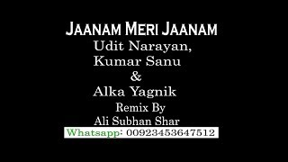 Jaanam Meri Jaanam  Udit Narayan Kumar Sanu amp Alka Yagnik [upl. by Vinita77]