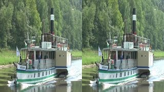 Dampfschiffahrt Elbe in Real3 D Pillnitz  Bad Schandau 22 [upl. by Seligman]