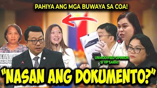 KAKAPASOK LANG CLEARED NA SA COA WALANG NAKITANG KORAPSYON SA CONFI FUNDS NI VP SARA KONTI NALANG [upl. by Gibe902]