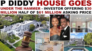 P Diddy House Goes Under The Hammer  Investor Offering 30 Million  Half of 615 Million Asking [upl. by Hildegard]