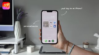simplificando mi vida con el minimalismo digital 📱 qué hay en mi iPhone IOS17 [upl. by Lahcar]