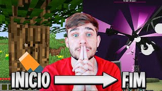 ZEREI O MINECRAFT EM 1 SÓ VÍDEO DE NOOB A PRO [upl. by Omissam153]