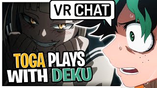 VRChat  Himiko toga plays hide in seek with Deku pug world [upl. by Vaenfila782]