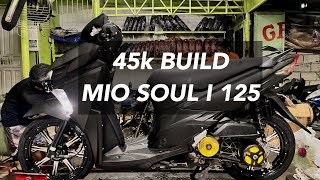 Mio soul i 125  Touring set build  Project Bike [upl. by Hackney]