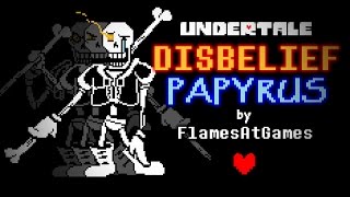 DISBELIEF Papyruss Genocide Route Undertale [upl. by Noseimaj]