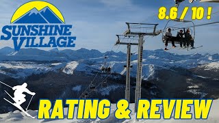 Sunshine Village Ski Resort Review and Rating [upl. by Tasha717]