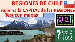 Capitales de Chile Regiones de Chile y sus capitales [upl. by Denzil]