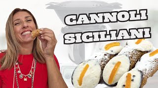 Cannoli siciliani  Sapori dal Sud con Bimby TM6 TM5 TM31 [upl. by Drisko292]