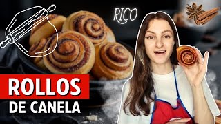 Rollos De Canela Receta Fácil [upl. by Chalmer464]