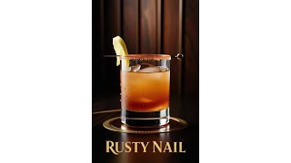 Discover the Bold Rusty Nail Cocktail 🍹 thedrinkden cocktailoftheweek alcoholicdrinks [upl. by Cacilie760]