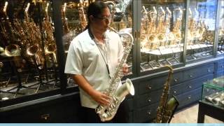 Test Theo Wanne Mantra Tenor Saxophone by Sax Society [upl. by Chader613]