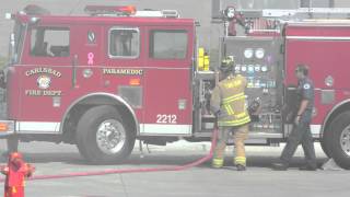 Carlsbad Fire Department Structure Fire Demonstration [upl. by Bamberger]