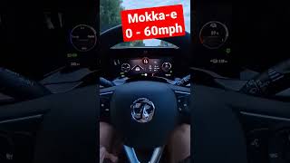 Vauxhall Mokkae 0  60mph Test 🔋🚀 [upl. by Klement127]