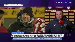 Reacții după CFR Cluj  Academica Clinceni 31 la emisiunea Digi Sport Special [upl. by Moises]