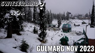 Gulmarg in November 2023 Experiencing the Magic of Kashmirs Snowfall Season [upl. by Dolly]