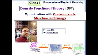 ClassI Density Functional Theory DFT [upl. by Holna663]