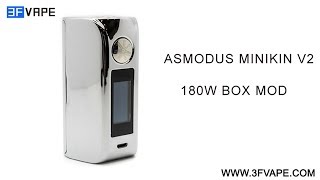 Asmodus Minikin V2 180W Box Mod [upl. by Irbmac]