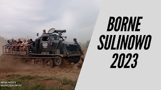 Zlot Pojazdów Militarnych Borne Sulinowo 2023  Gąsienice i Podkowy [upl. by Mae]